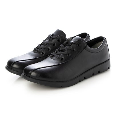 フィットジョイ FITJOY 軽量 4 eyelet スワローモカスニーカー （BLK/BLK）