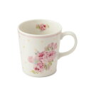 ローラ アシュレイ LAURA ASHLEY クチュール ローズ柄 マグカップ 【返品不可商品】 (アイボリー(104))