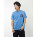 トミー ヒルフィガー TOMMY HILFIGER モノグラムバッジTシャツ (ライトブルー)