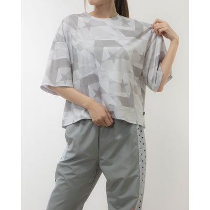 コンバース CONVERSE レディース 半袖機能Tシャツ CS CAMO WIDE TEE_ 44300070 （GREY）