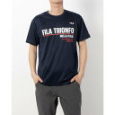 フィラ FILA メンズ 半袖機能Tシャツ FL-9A16024TS (ネイビー)