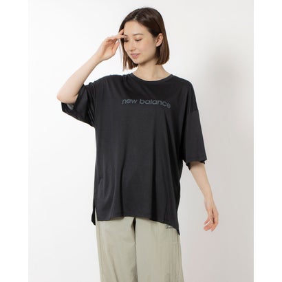 ニューバランス New Balance レディース 半袖機能Tシャツ オーバーサイズショートスリーブTシャツ_Hyper Density WT41140 （ブラック）