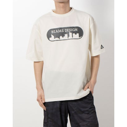 ティゴラ バイ ビームス TIGORA by BEAMS DESIGN メンズ 半袖Tシャツ ドライメッシュグラフィックTシャツ TR-9P1044TS （OFFWHITE）