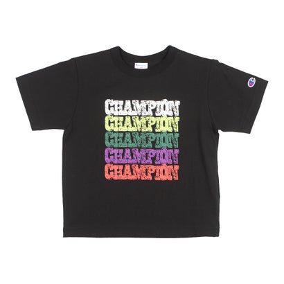 チャンピオン Champion ジュニア 半袖Tシャツ チャンピオン 半袖Tシャツ_Champion SHORT SLEEVE T-SHIRT CK-Z318 （ブラック）