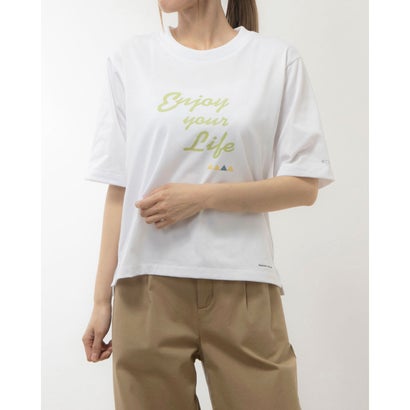 コロンビア Columbia レディース アウトドア 半袖Tシャツ ウィメンズエンジョイマウンテンライフショートスリーブTシャツ PL0212 （White）