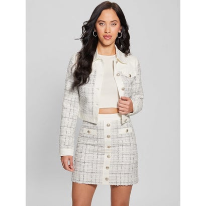 ゲス GUESS ECO Natalie Tweed Jacket （F0BJ） ジャケット