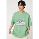 レトロバス Tシャツ L/GRN1