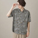 ザ ショップ ティーケー 服 メンズ ザ ショップ ティーケー(メンズ) THE SHOP TK(Men) ボタニカルプリント半袖シャツ （グレー(412)）