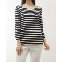 ホブズ HOBBS SONYA STRIPED TOP (NAVY IVORY)