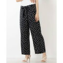 zuY HOBBS ASTRID CROP TROUSER iNAVY IVORYj