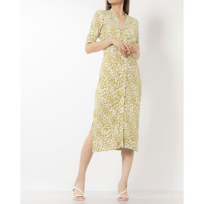 ホブズ HOBBS HATTY JERSEY DRESS (MID OLIVE IVORY) ホブズ HOBBS HATTY JERSEY DRESS (MID OLIVE IVORY)
