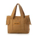 ミネトンカ MINNETONKA サイドフリンジトートバッグ fringe-s-toto-br （BROWN）