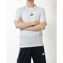 アディダス adidas メンズ フィットネス 半袖Tシャツ M POWER ワークアウト Tシャツ IS3807 (ホワイト/ブラック)