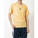 アディダス adidas メンズ フィットネス 半袖Tシャツ M POWER ワークアウト Tシャツ IS3806 (セミスパーク/ブラック)