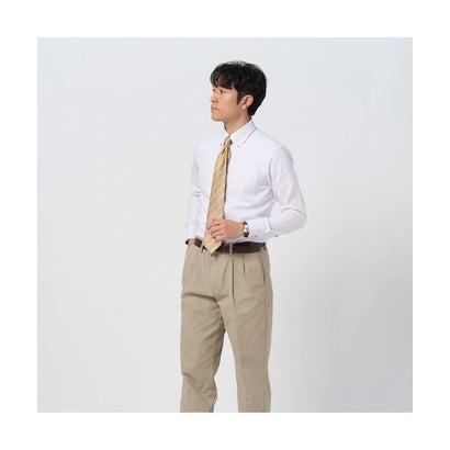 トーキョーシャツ TOKYO SHIRTS 【Layered Cool】 形態安定 ボタンダウンカラー 長袖 ワイシャツ (パープル)