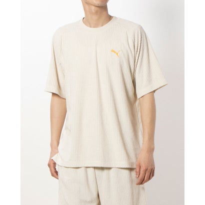 プーマ PUMA メンズ 半袖Tシャツ SUMMER PACK パイル Tシャツ_ 680677 (アルペン スノー)