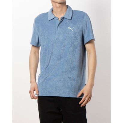 ポロシャツ メンズ（5000円程度） プーマ PUMA メンズ 半袖ポロシャツ SUMMER PACK パイル ポロシャツ_ 680676 （ゼン ブルー）