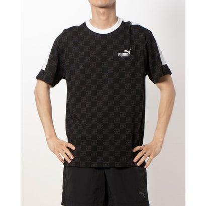 プーマ PUMA メンズ 半袖Tシャツ CORE HERITAGE SS Tシャツ AOP_ 682877 (PUMA BLACK)