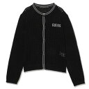 ゲス GUESS LADIES L/Slv Button-Up Cardigan Sweater (BLK) カーディガン セーター レディース