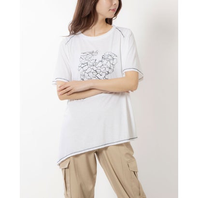 センソユニコ Sensounico ギャルデコレクティブ クリスタルソルト天竺プルオーバー （ホワイト）