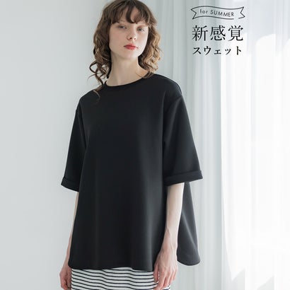 コカ coca 新感覚シリーズテールカットトップス （Black）