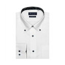 トーキョーシャツ TOKYO SHIRTS 【超形態安定・大きいサイズ】 ボタンダウンカラー 長袖 ワイシャツ (ホワイト)