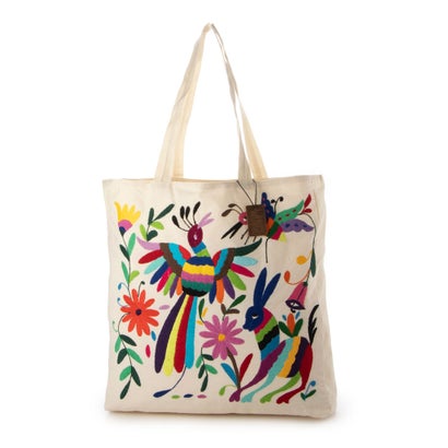 ウーヴン WOVEN 刺繍バッグ ミドル トートバッグ otomi-m-bag-multi (MULTI) ウーヴン WOVEN 刺繍バッグ ミドル トートバッグ otomi-m-bag-multi (MULTI)