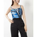 リナシメント RINASCIMENTO フラワー柄ビスチェ (var.Blu Cina)