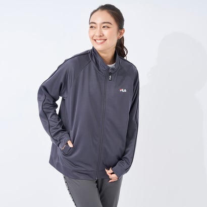 フィラ FILA ジャージスタンドジャケット （チャコールグレー×ブラック）