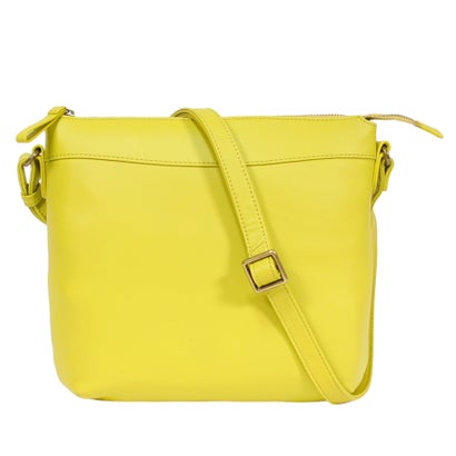 サベット Sabet スーパーソフトレザー 薄マチシンプルショルダー （ライム）