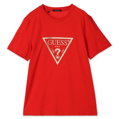 ゲス GUESS MEN'S S/Slv Tee Shirt (RED) 半袖 Tシャツ