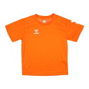 ヒュンメル hummel ジュニア 半袖機能Tシャツ ジュニアドライTシャツ HJY2133 (ブライトオレンジ)(4)