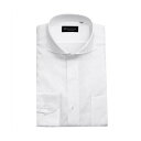 トーキョーシャツ TOKYO SHIRTS 形態安定 ホリゾンタルワイドカラー 長袖 ワイシャツ (ホワイト)