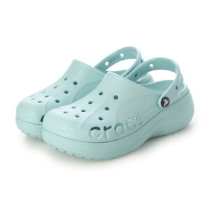 クロックス crocs レディース サンダル 厚底 バヤ プラットフォーム クロッグ 208186 (ブルー) （ブルー）