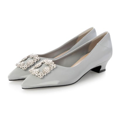 ナチュラルフレックス NATURAL FLEX ルイーズジェムストーンパンプス （GRAY）