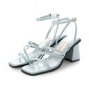ナチュラルフレックス NATURAL FLEX エイブリー ダイアゴナル ストラップ サンダル (SKY BLUE)