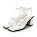 ナチュラルフレックス NATURAL FLEX エイブリー ダイアゴナル ストラップ サンダル (WHITE)
