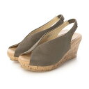 ビーシーカンパニー B.C.COMPANY Lirio blanco 美脚Vカット ウェッジソールサンダル (KA-S)