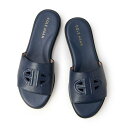 コール ハーン COLE HAAN フリン ロゴ スライド サンダル womens (ブルーウィングティール レザー)