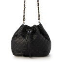 カシェリエ カシェリエ CACHELLIE C8285 DRAWSTRING CHAIN SHOULDER （ブラック）