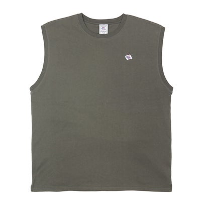 ジェーイーモーガン JEMORGAN ワッペン付きビックサイズノースリーブ/ベスト (カーキ)