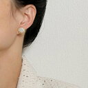 フォースメント Forcement キャッツアイストーンイヤリング (ゴールド)