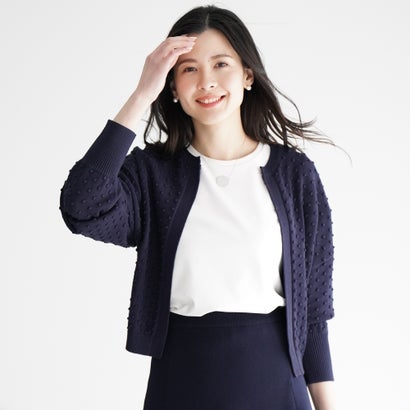 ヴィリーナ VIRINA ドットカーディガン （ネイビー）のサムネイル