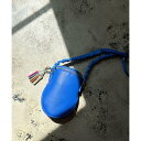 チーク cheek egg pouch shoulder (ブルー)