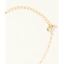 hD AV[ DOUX ARCHIVES Metal glass pearl necklace iGLDj