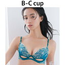 ラヴィジュール ブラジャー ラヴィジュール RAVIJOUR レーシーフェザー グラマーアップ ブラ （BLUE）