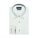 トーキョーシャツ TOKYO SHIRTS 【超形態安定・大きいサイズ】 ボタンダウンカラー 長袖 ワイシャツ (ミントブルー)