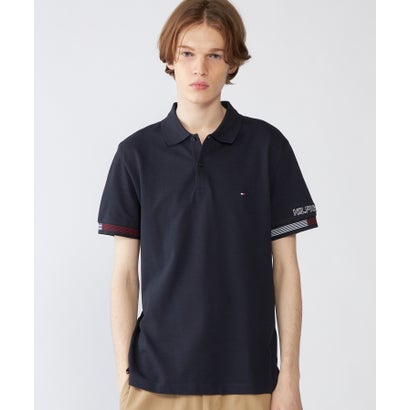 g~[ qtBK[ TOMMY HILFIGER AK FLAG CUFF SLIM POLO ilCr[j