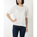 リナシメント RINASCIMENTO ビジューポイントTシャツ (Panna Bianco)
