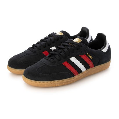 アディダス レザースニーカー レディース アディダス オリジナルス adidas Originals SAMBA OG サンバ レザースニーカー IG1824 黒 ブラック シューズ メンズ レディース （Black(IG1824)）